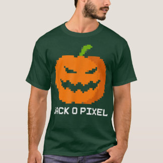 T-shirt Amusant Halloween Compétences Jeu Jack-o'-lantern