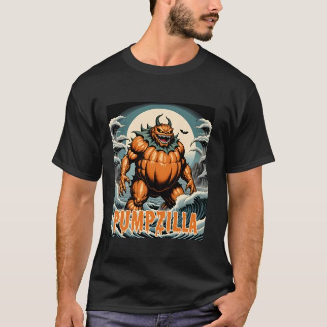T-shirt Amusant Halloween Enfants Garçons Filles Citrouill (Devant)