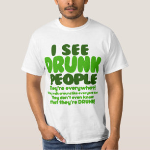 T-shirt Amusant Humour de la fête de la bière verte