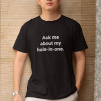Amusant Humour Golfeur Posez-Moi Des Questions Sur