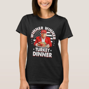 T-shirt Amusant Humour Trump Gagnant Dîner Turquie