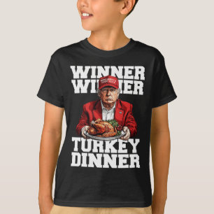T-shirt Amusant Humour Trump Gagnant Dîner Turquie