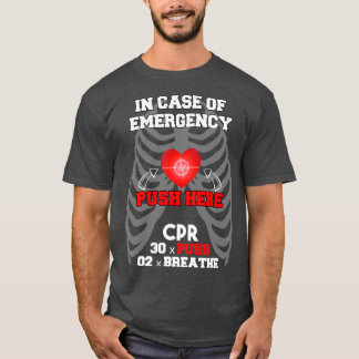 T-shirt Amusant instructeur de RCR Premiers soins pour les