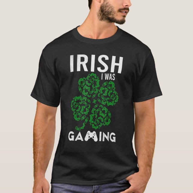 T-shirt Amusant Irlandais J'Étais Joueurs Irlande Saint Pa (Devant)