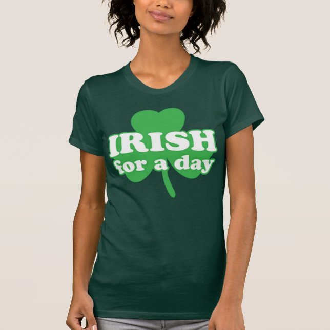 T-shirt Amusant Irlandais pour une journée St Patrick's Da (Devant)