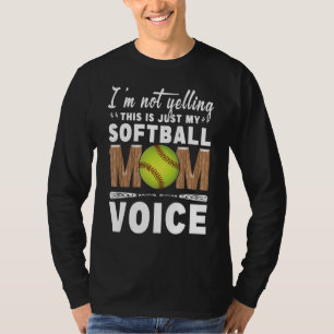 T-shirt Amusant Je ne hurle pas C'est juste ma maman de so