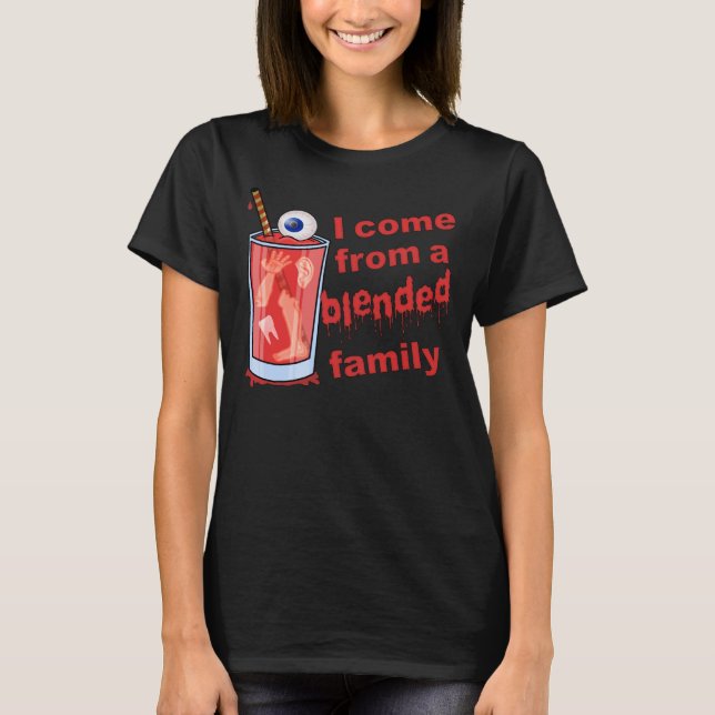 T-shirt Amusant jeu de famille mixte (Devant)