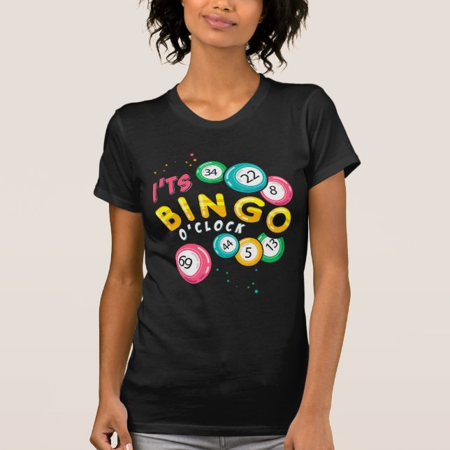 T-shirt Amusant Joueur de Bingo Humour (Devant)