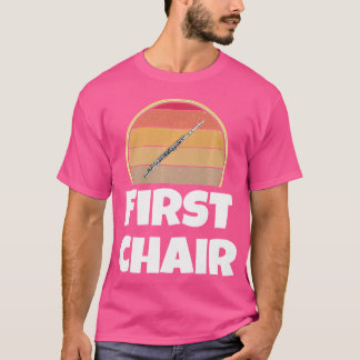 T-shirt Amusant Joueur Flute Première chaise Orchestre de