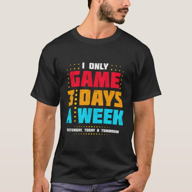 T-shirt Amusant Joueur Vidéo - Jeu Console Pc - Jeu Vidéo (Devant)