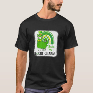T-shirt Amusant Jour de la Saint Patrick Llama Arc-en-ciel