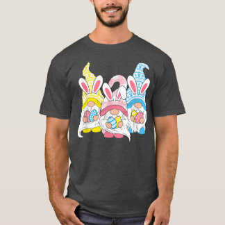 T-shirt Amusant Joyeux Gnomes de Pâques Oeuf de Pâques Bun