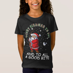 T-Shirt Amusant Joyeux Poissons À Tous Noël Famille Matchi
