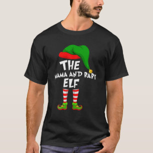 T-shirt Amusant Jumelage Famille Noël La maman et bébé