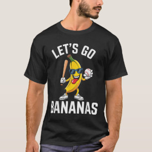 T-shirt Amusant Laissons aller Bananes mignonette Banane F