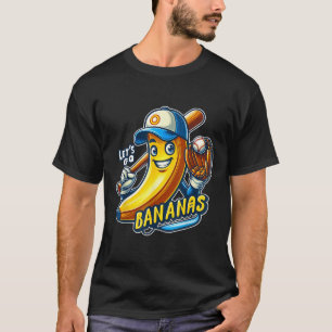 T-shirt Amusant Laissons aller Bananes mignonette Banane F