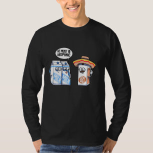 T-shirt Amusant Lait De Soja Hispanique Vegan Foodie Gag D