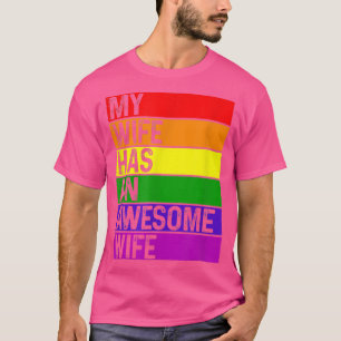 T-shirt Amusant LGBTQ Gay pride Mois Lesbienne Femme Rainb