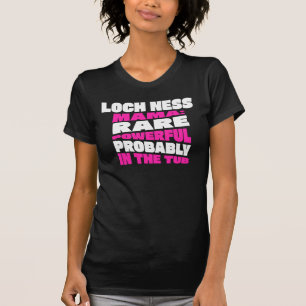 T-shirt Amusant Loch Ness Mama, Script, Cadeau mignon pour