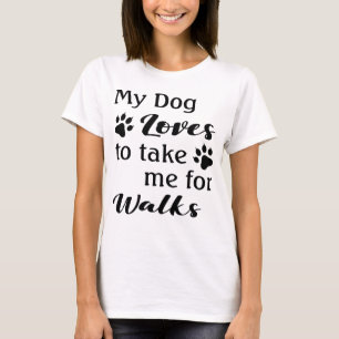 T-shirt Amusant Lover chien