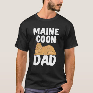 T-shirt Amusant Maine Coon Lover Graphisme Pour Les Pères