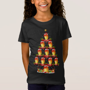 T-Shirt Amusant Mango Fruit Xmas Arbre Éclairage Mango Noë