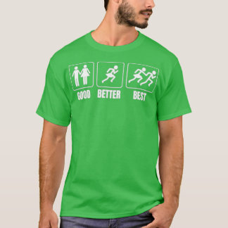 T-shirt Amusant Marié Couple Couple Jogging Cardio Cadeau
