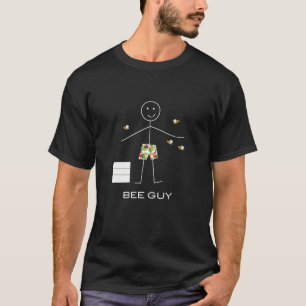 T-shirt Amusant Mens apiculteur Bâton abeille Guy