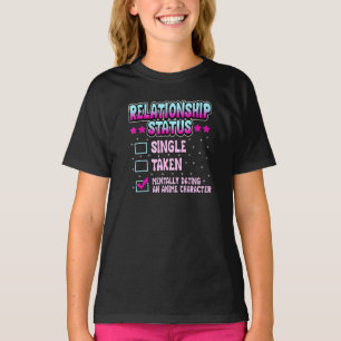 T-shirt Amusant Mental Anime Dating Relation État