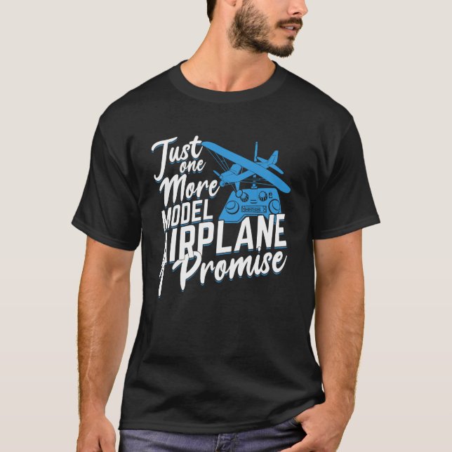 T-shirt Amusant modèle d'avion Cadeau de pilote d'avion RC (Devant)
