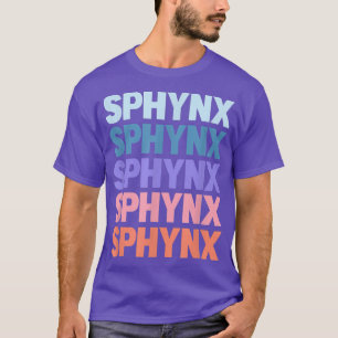 T-shirt Amusant Moderne Répétition Tet Design Sphyn
