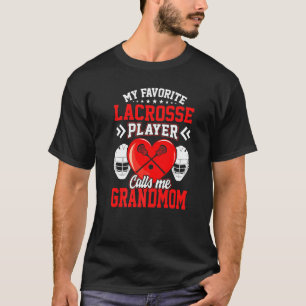 T-shirt Amusant Mon Joueur De Crosse Préféré M'Appelle Gra