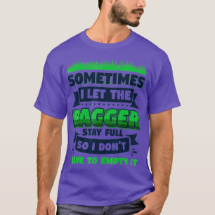T-shirt Amusant Mowing Lawn Beer Papa Paysage complet