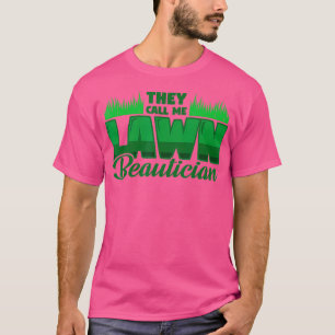 T-shirt Amusant Mowing Lawn Bière Papa Landscaping Pelous