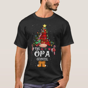 T-shirt Amusant Opa Gnome Noël Gnome Matching Family Gr