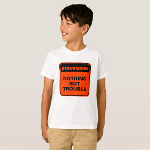 T-shirt Amusant orange personnalisée rien que des ennuis e