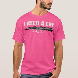 T-shirt Amusant Orchestre de Musique Oboiste I Reed a Lot