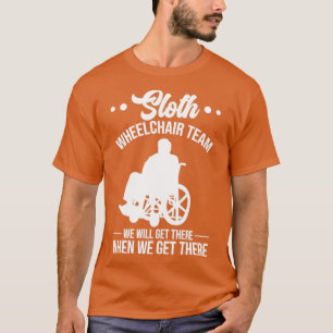 T-shirt Amusant Paraplégique Handicap En Fauteuil Roulant