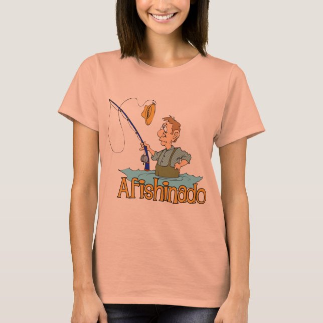 T-shirt Amusant pêche afishinado (Devant)