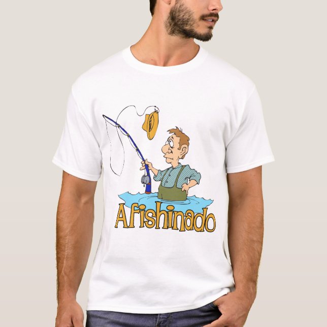 T-shirt Amusant pêche afishinado (Devant)