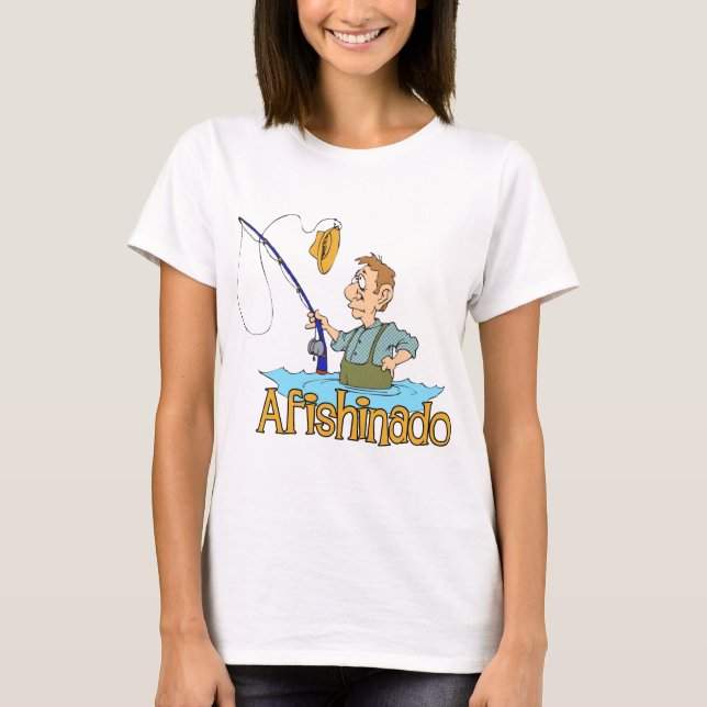 T-shirt Amusant pêche afishinado (Devant)