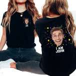 T-shirt Amusant Personnalisé Anniversaire Fête Photo perso<br><div class="desc">Célébrez les anniversaires comme jamais auparavant avec notre T-shirt photo personnalisée de fête d'anniversaire personnalisée et terriblement hilarante ! Parfait pour ajouter une touche de fantaisie à n'importe quel panier d'anniversaire, cette chemise est la fusion ultime de plaisir et de personnalisation. Imaginez le rire quand toute votre équipe d'anniversaire se...</div>