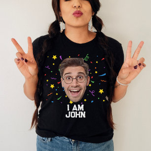 T-shirt Amusant Personnalisé Anniversaire Fête Photo perso