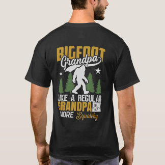 T-shirt Amusant personnalisé Big Foot Grandpa
