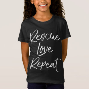 T-Shirt Amusant Pet Adoption Dog Shelter Citation mignonne