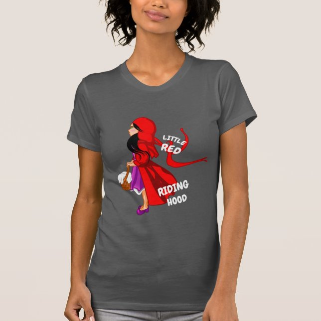 T-shirt Amusant Petit Chaperon Rouge (Devant)