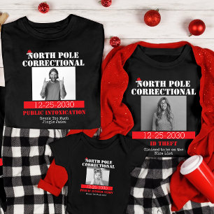 T-shirt Amusant photo Correspondant Famille Pyjama de Noël