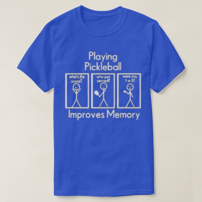 T-shirt Amusant Pickleball Design Merch (Design devant)