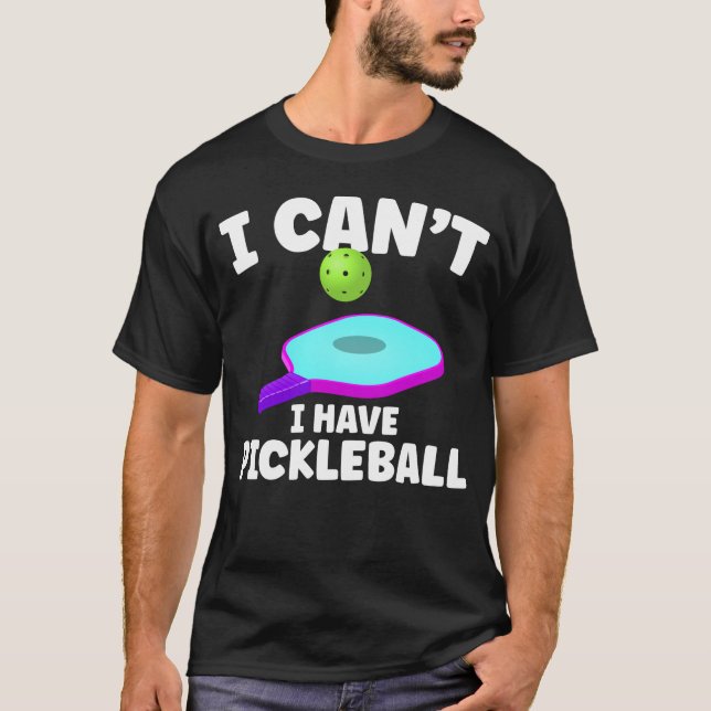 T-shirt Amusant Pickleball entraînement Plaisanterie Pickl (Devant)