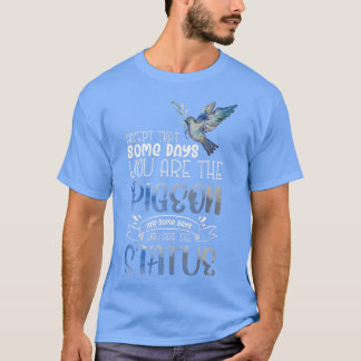 T-shirt Amusant Pigeon Design pour Oiseau Amoureux 1